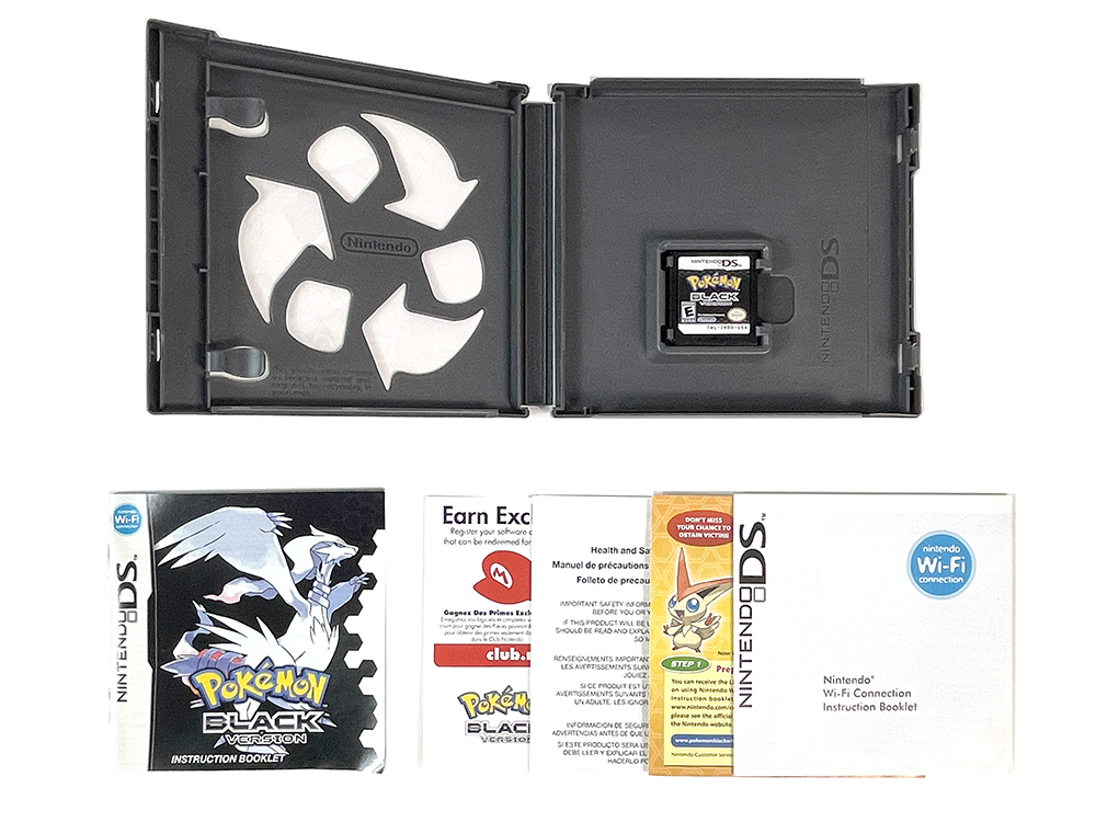 NDS POKEMON Black Version (Completed, Authentic US Ver)
