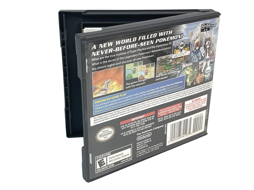 NDS POKEMON Black Version (Completed, Authentic US Ver)