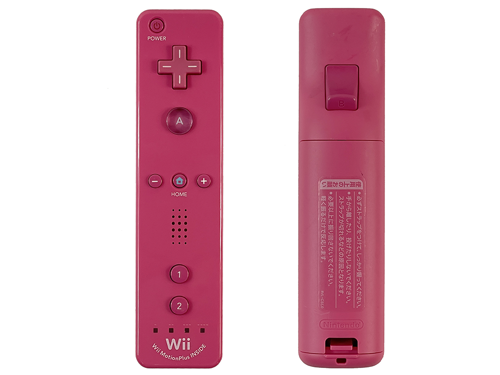Nintendo Wii Controller + Wii MotionPlus PINK RVL-036 (JPN Ver)
