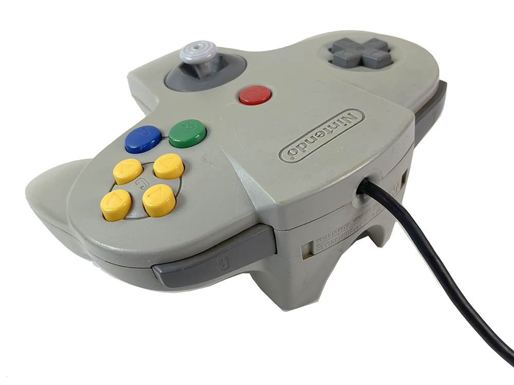 N64 Controller NUS-005 Dis-Colored GRAY (FOR PARTS)