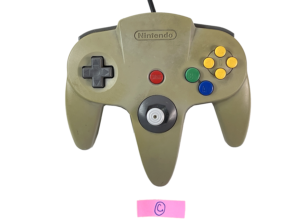 N64 Controller NUS-005 Dis-Colored GRAY (FOR PARTS)