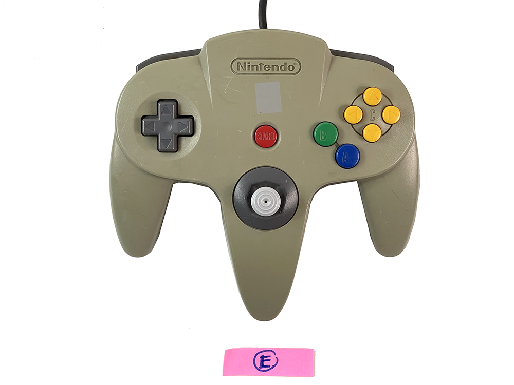 N64 Controller NUS-005 Dis-Colored GRAY (FOR PARTS)