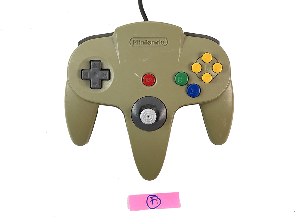 N64 Controller NUS-005 Dis-Colored GRAY (FOR PARTS)