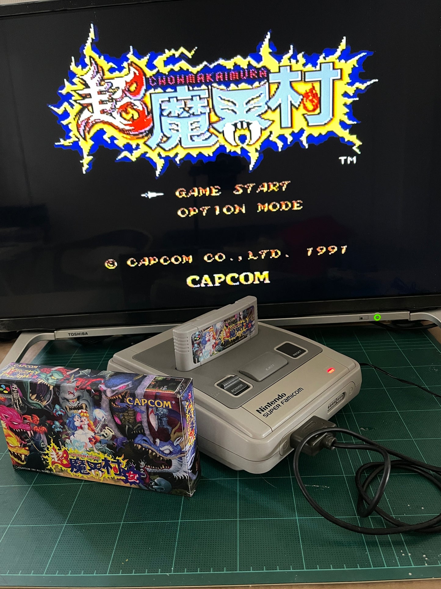 SFC Chou Makaimura/ Super Ghosts n Goblins (NEW Physics Homebrew, JPN Ver)