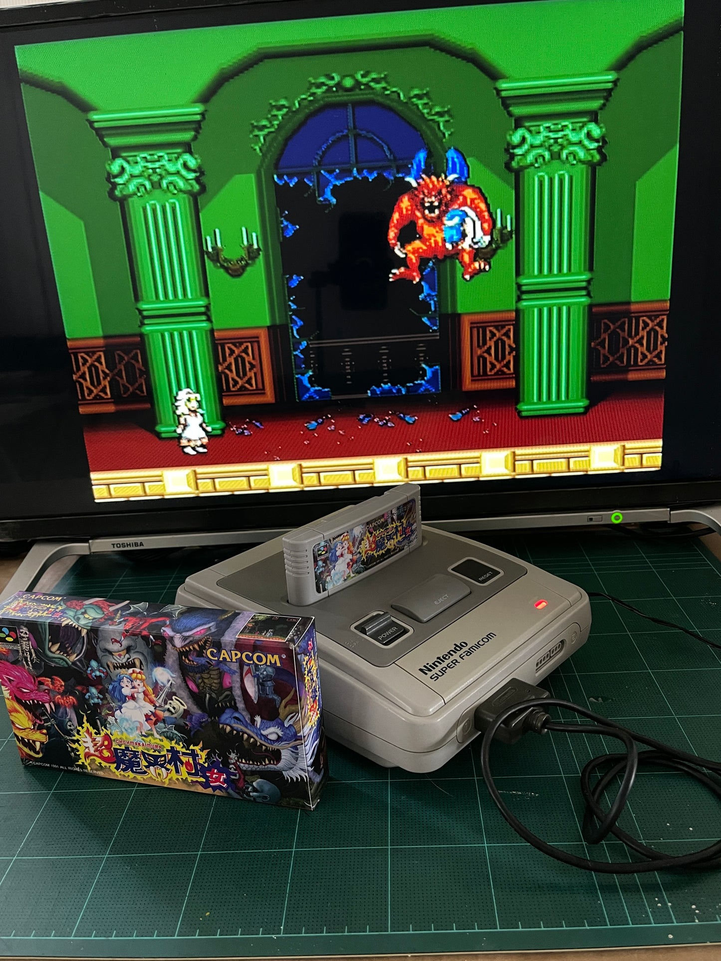 SFC Chou Makaimura/ Super Ghosts n Goblins (NEW Physics Homebrew, JPN Ver)