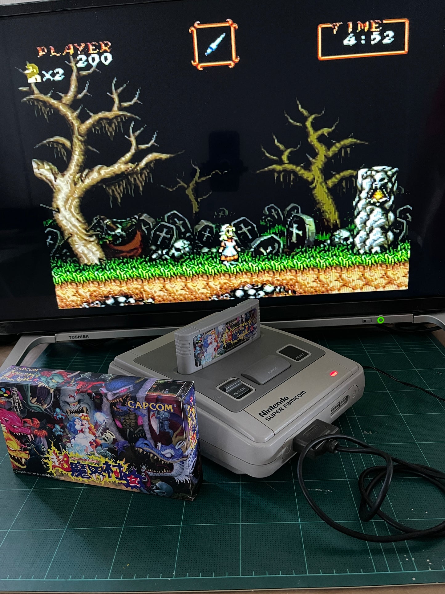 SFC Chou Makaimura/ Super Ghosts n Goblins (NEW Physics Homebrew, JPN Ver)