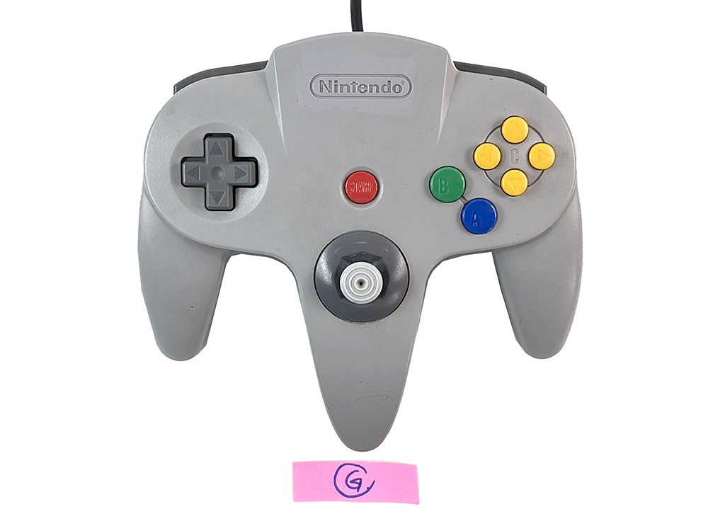 N64 Controller NUS-005 Dis-Colored GRAY (FOR PARTS)
