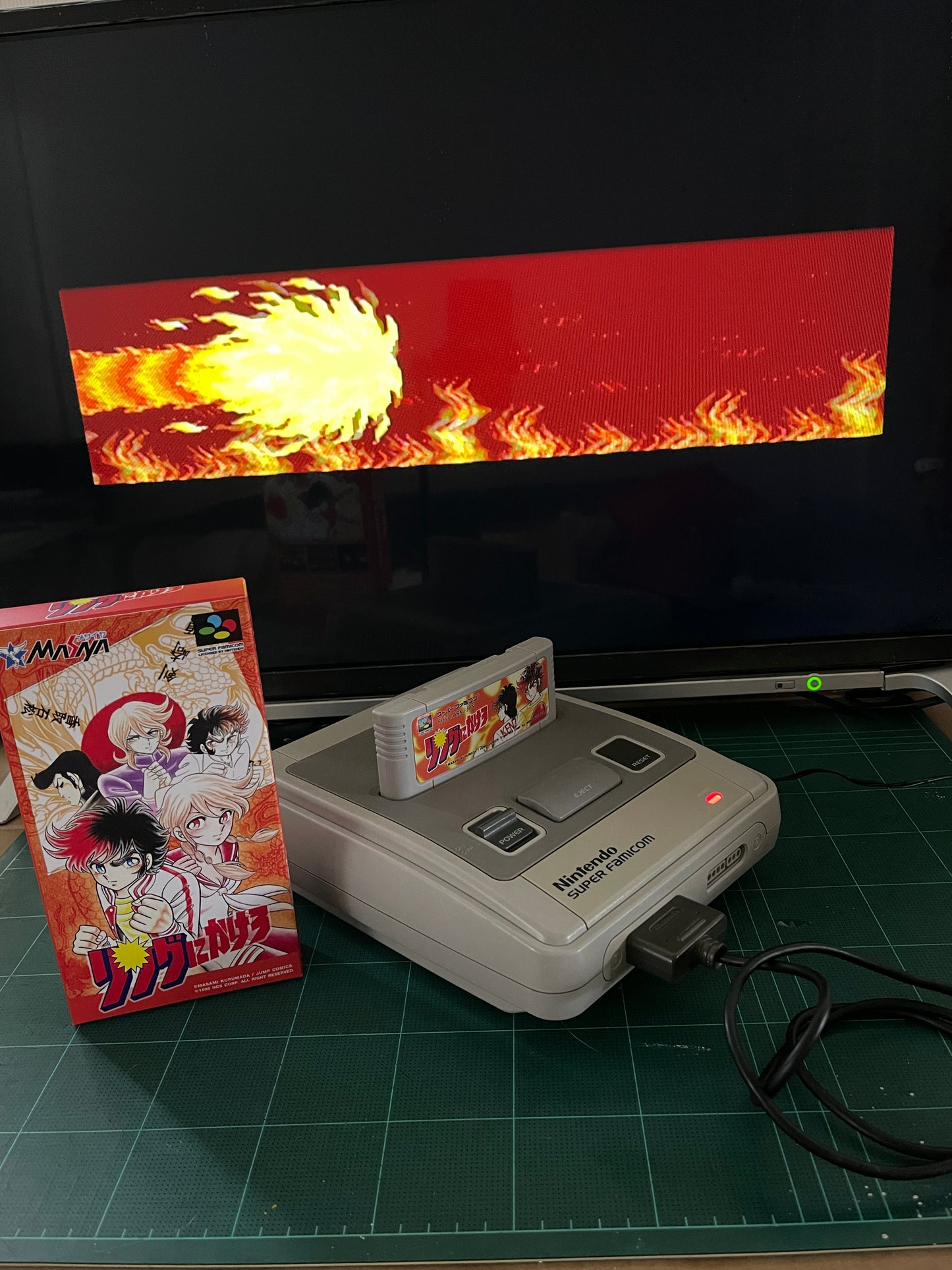 SFC Ring ni Kakero リングにかけろ (NEW Physics Home-brew, JPN Ver)