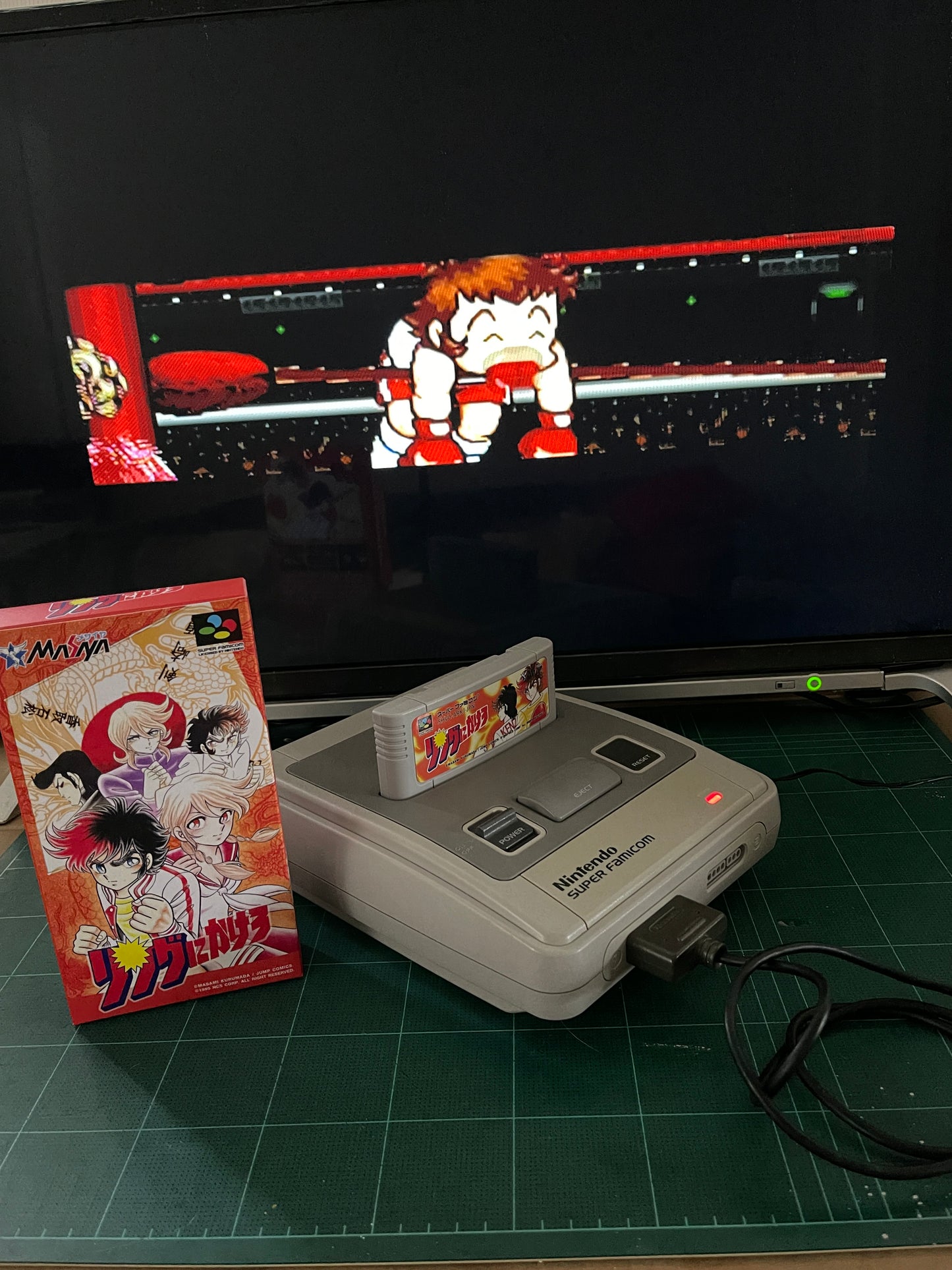 SFC Ring ni Kakero リングにかけろ (NEW Physics Home-brew, JPN Ver)