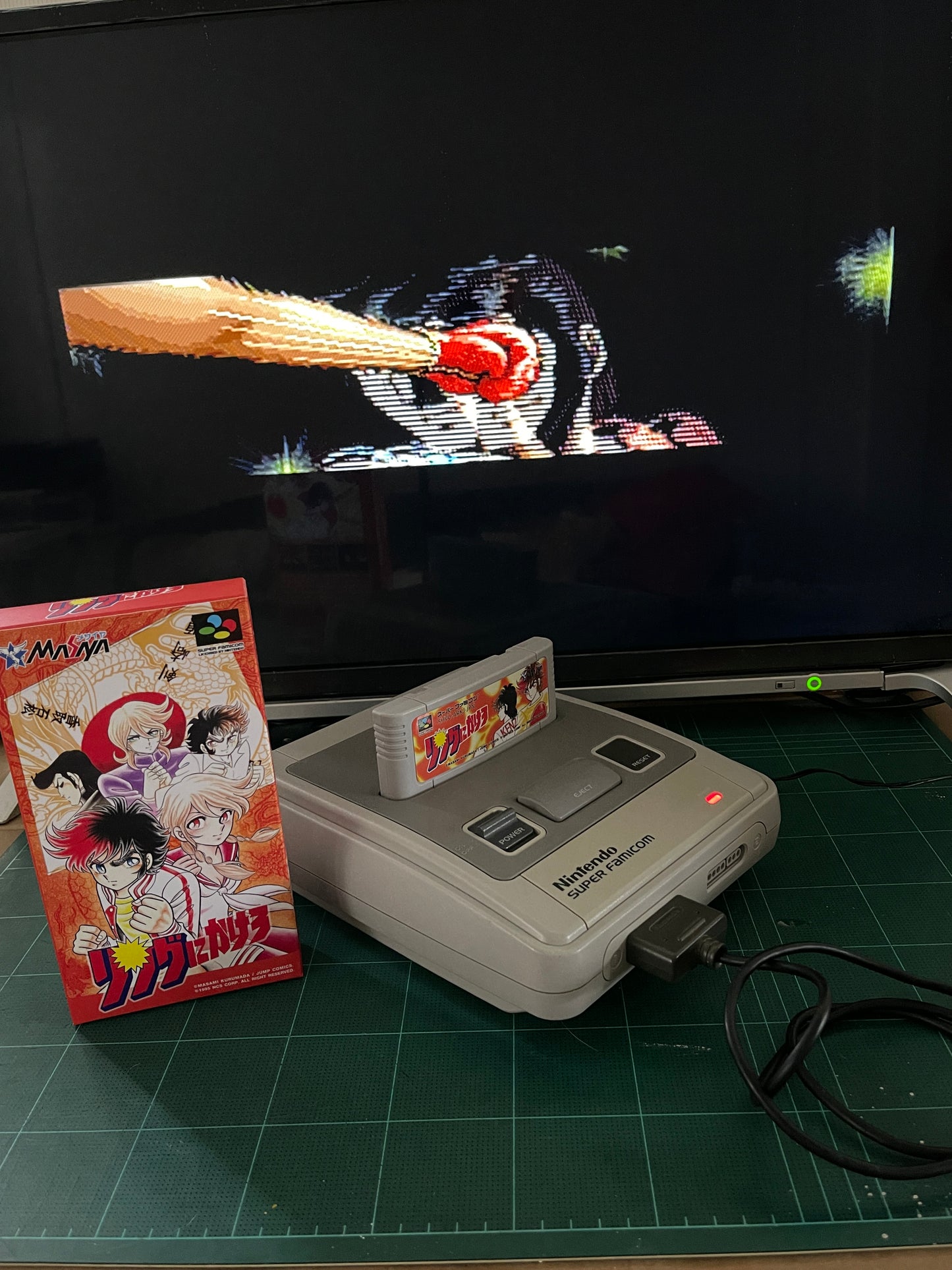 SFC Ring ni Kakero リングにかけろ (NEW Physics Home-brew, JPN Ver)