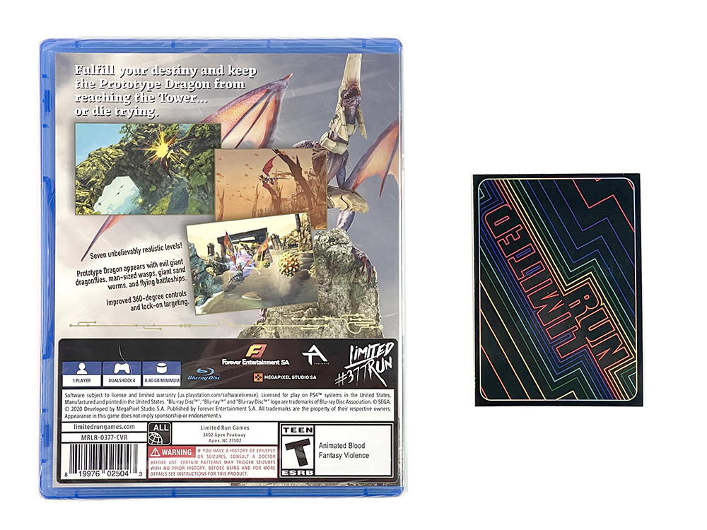 (NEW) PS4 Panzer Dragoon: Remake (#377 Limited Run, US VER)