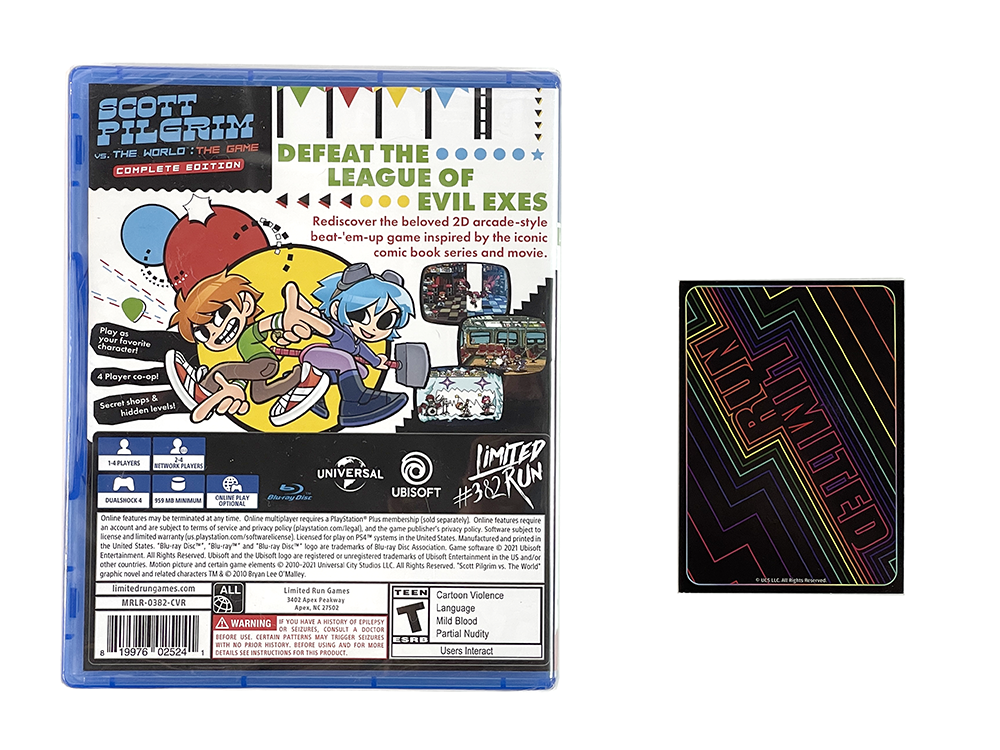 (NEW) PS4 Scott Pilgrim vs. the World: The Game (#382 Limited Run, US VER)