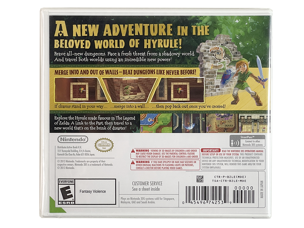 (NEW) Nintendo 3DS The Legend of Zelda: A Link Between Worlds (MDE Ver)