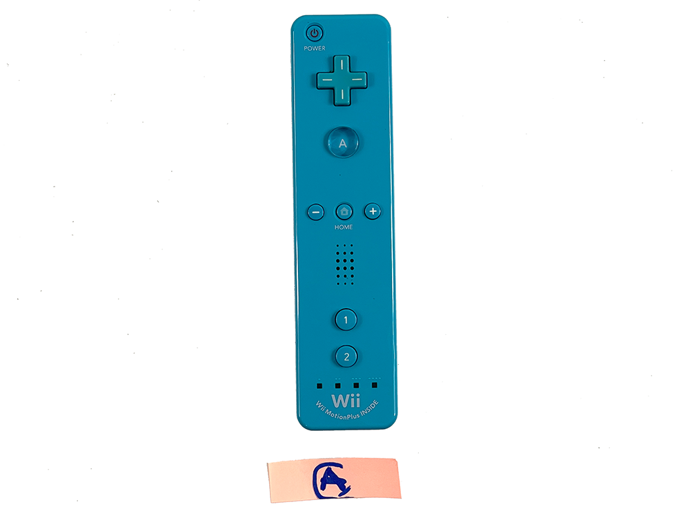 Nintendo Wii Controller + Wii MotionPlus Blue RVL-003 (JPN Ver)