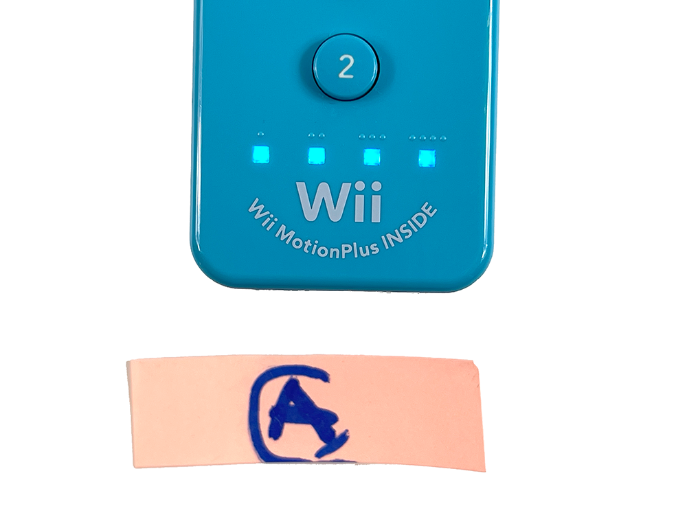 Nintendo Wii Controller + Wii MotionPlus Blue RVL-003 (JPN Ver)
