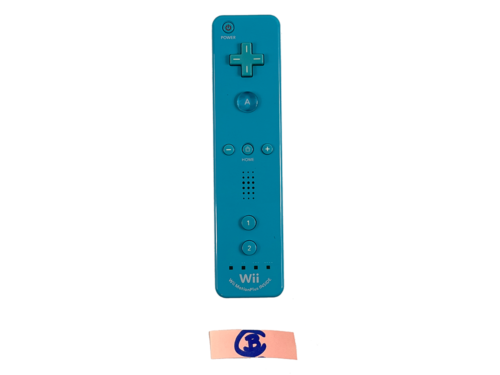 Nintendo Wii Controller + Wii MotionPlus Blue RVL-003 (JPN Ver)