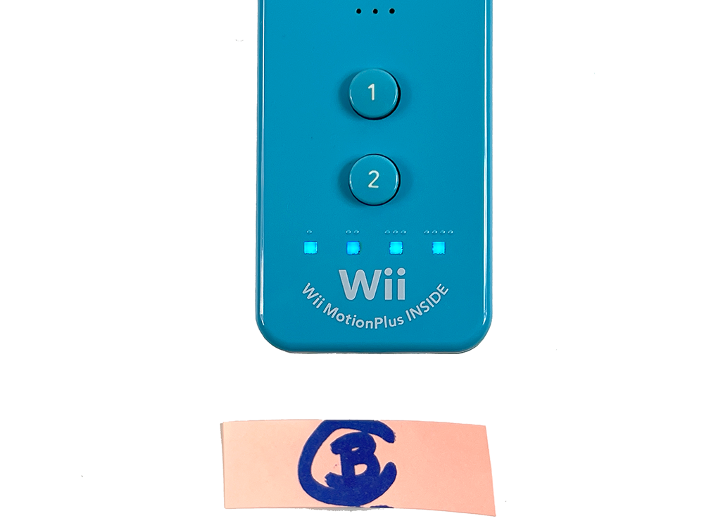 Nintendo Wii Controller + Wii MotionPlus Blue RVL-003 (JPN Ver)