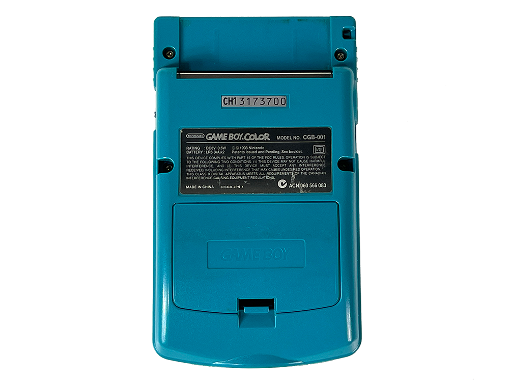 Nintendo Gameboy Color CGB-001 TEAL CH1 3173700 (System Only)
