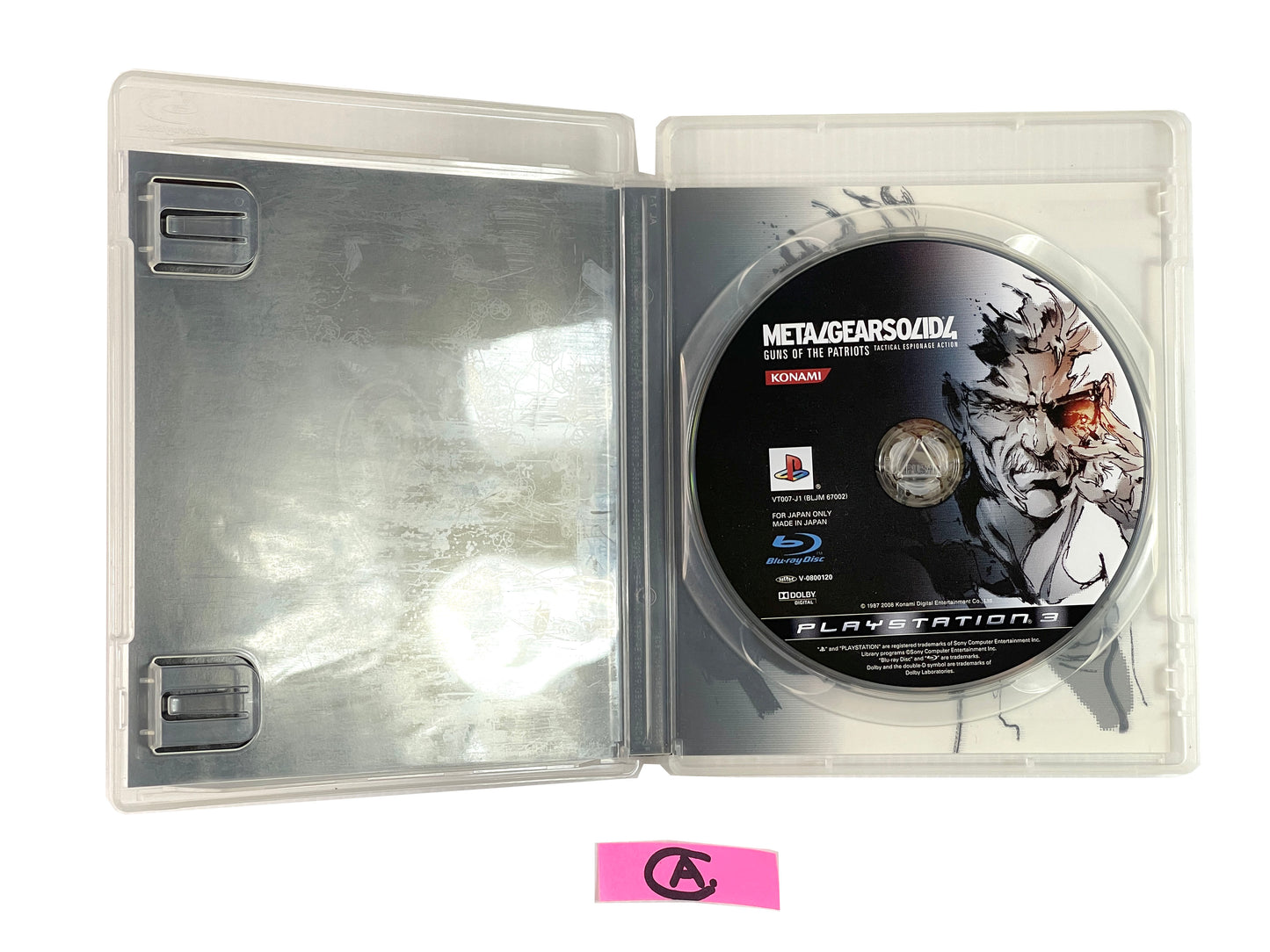 PS3 Metal Gear Solid 4: Guns of the Patriots (JPN Ver) VT006-J2