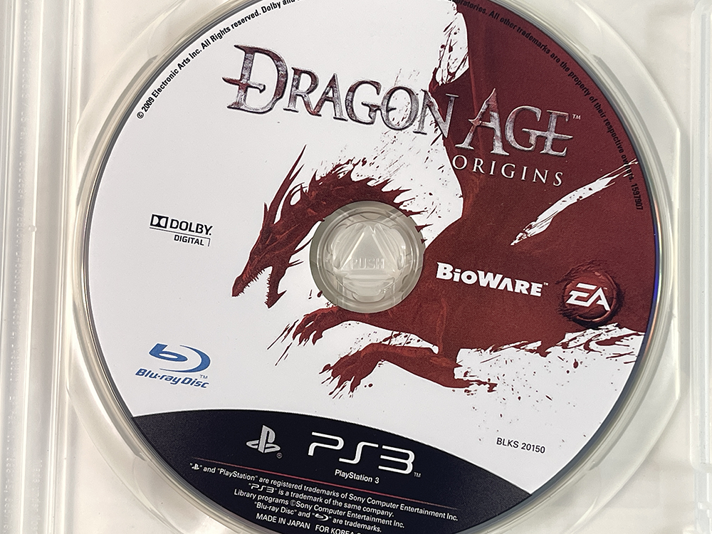 PS3 Dragon Age: Origins (KOR Ver)