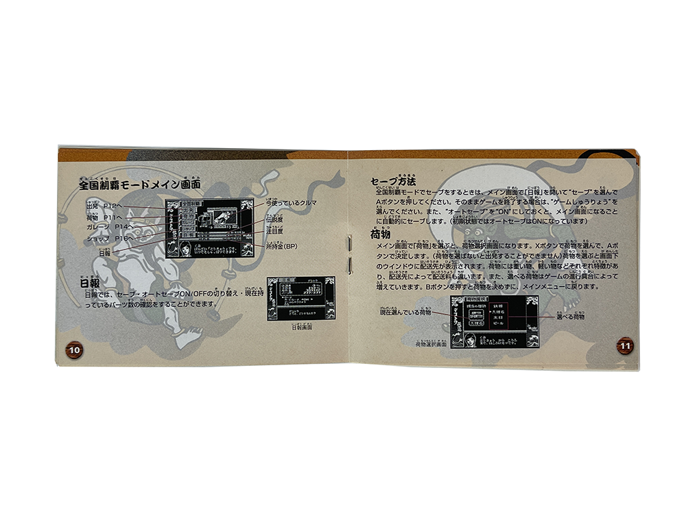 WS Bakusō Dekotora Densetsu (Manual Instruction Booklet/ JPN Ver)