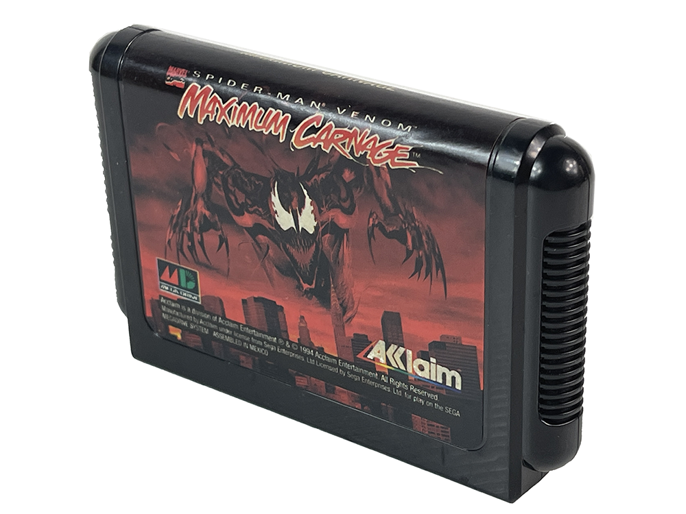 MD Spider Man Venom Maximum Carnage (JPN Ver, Loose Cartridge)