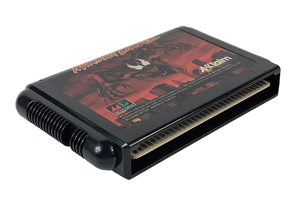 MD Spider Man Venom Maximum Carnage (JPN Ver, Loose Cartridge)