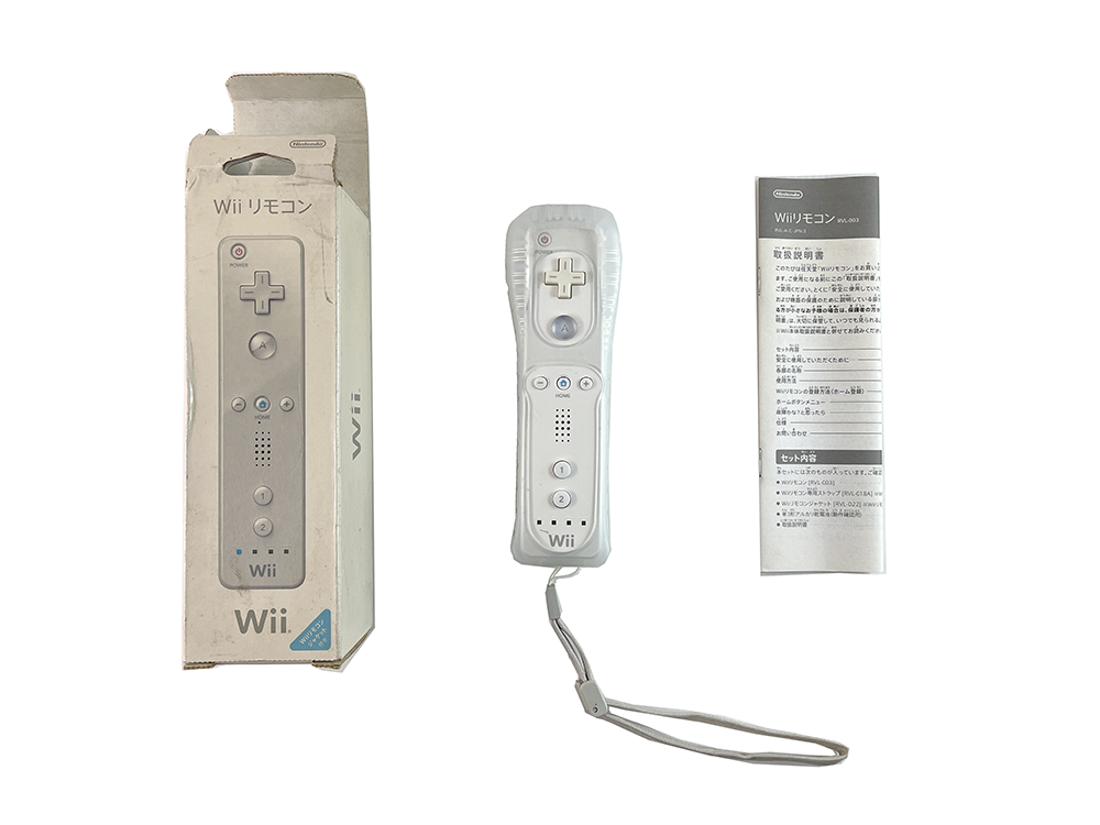 Nintendo Wii Remote Motion Controller WHITE (JPN Ver)