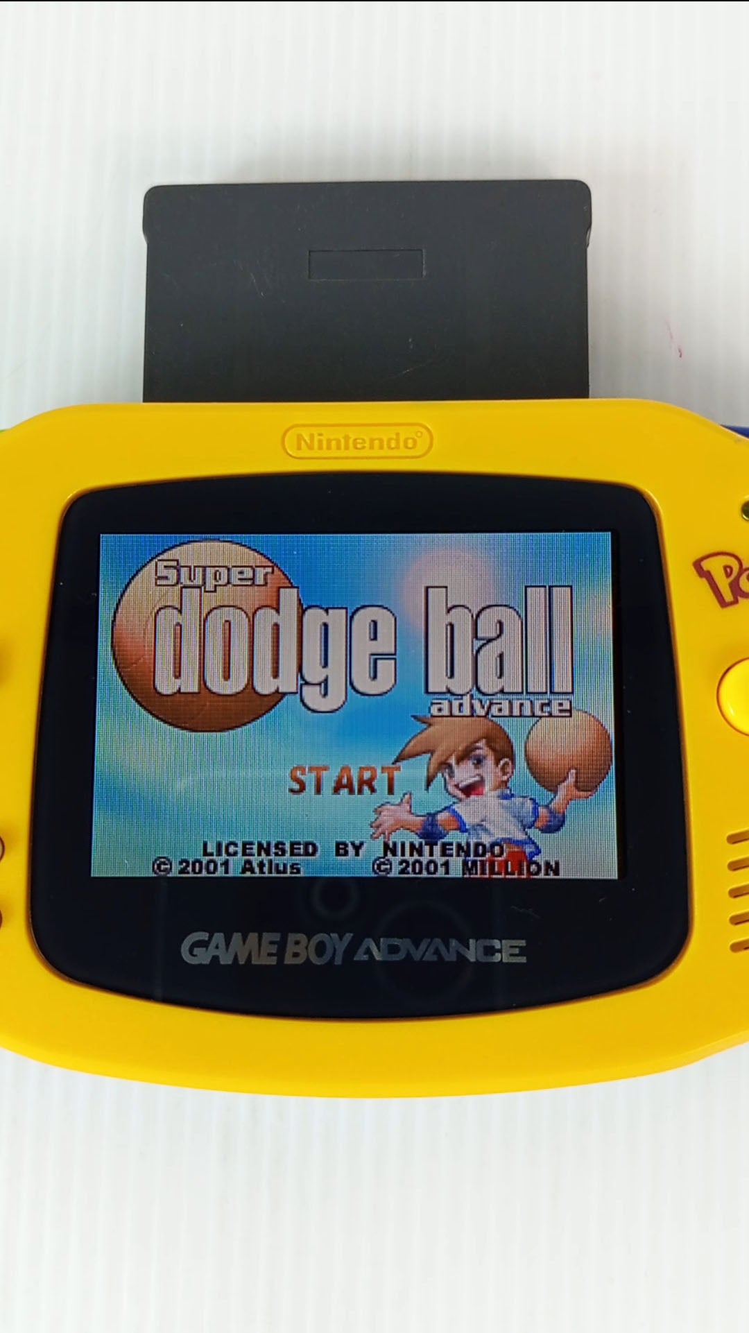 GBA Super Dodge Ball Advance (Hong Kong Long Cart) (HK Ver, Loose Cartridge)