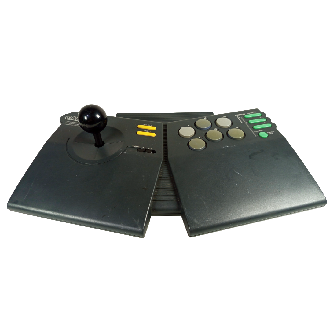 CACOM Power Stick CPS FIGHTER-A CPS-A10CA W/ Famicom Adapter