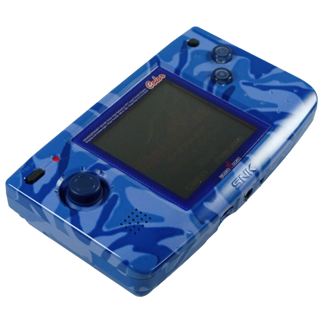 1999 SNK Neo Geo Pocket Color System (Camouflage Blue)
