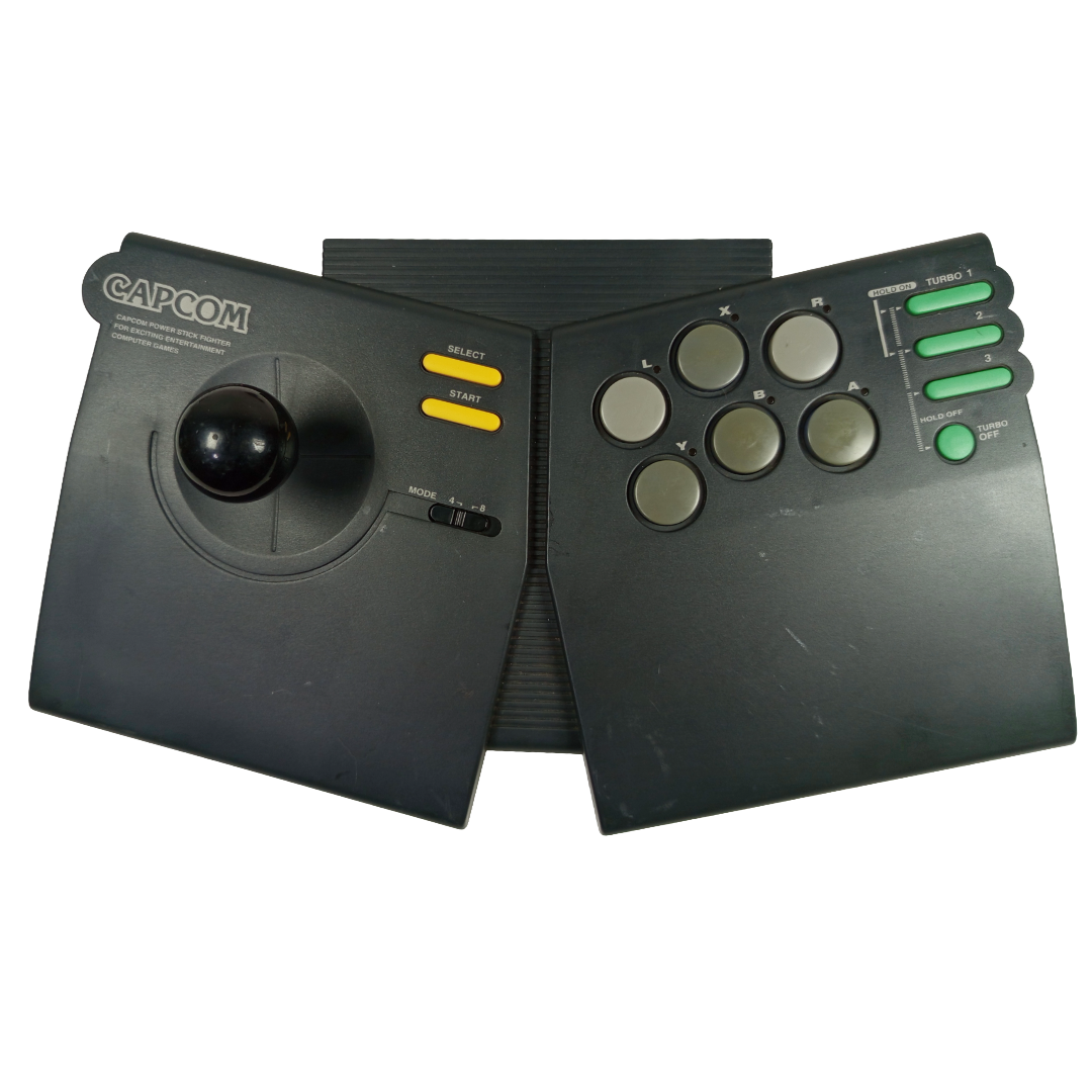 CACOM Power Stick CPS FIGHTER-A CPS-A10CA W/ Famicom Adapter