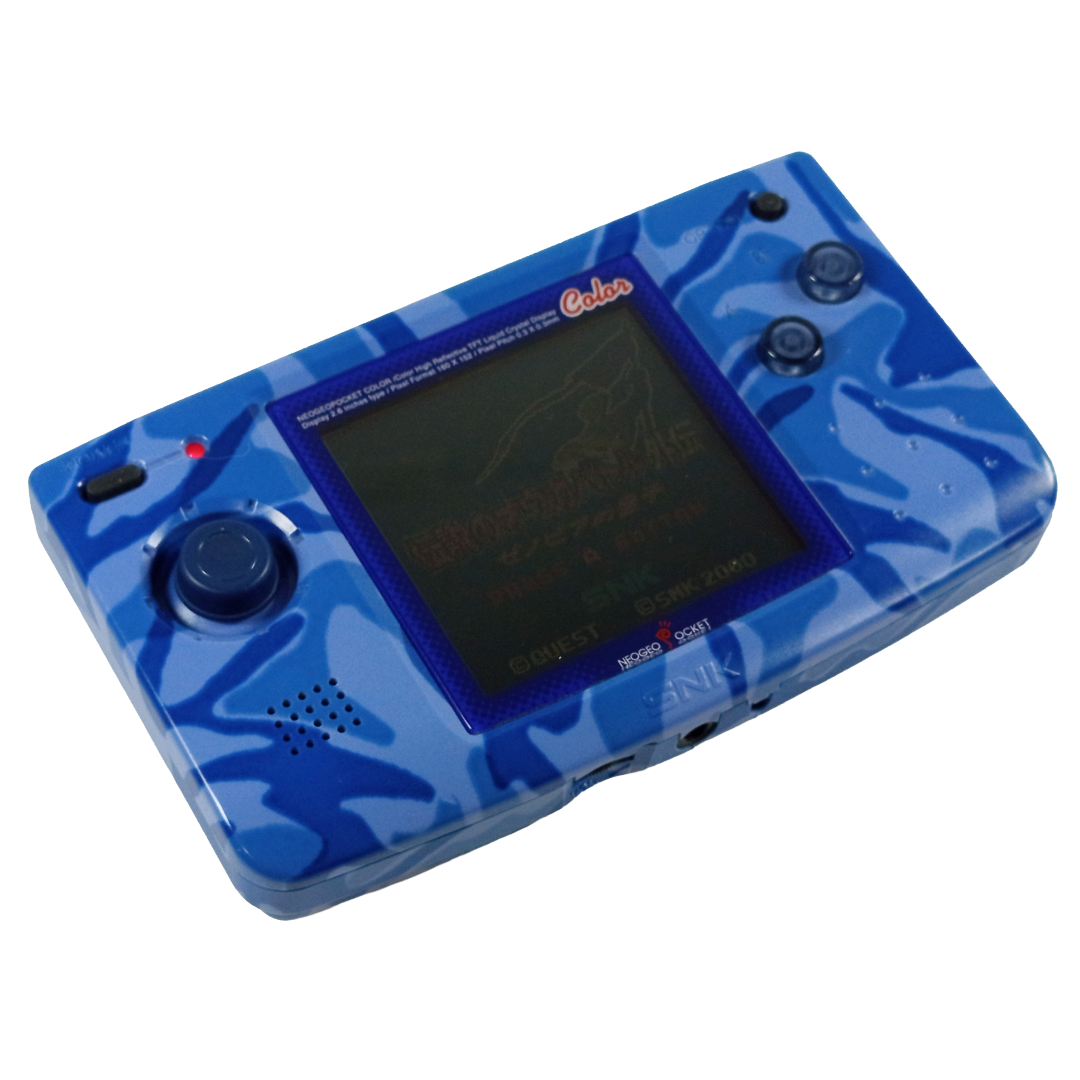 1999 SNK Neo Geo Pocket Color System (Camouflage Blue)