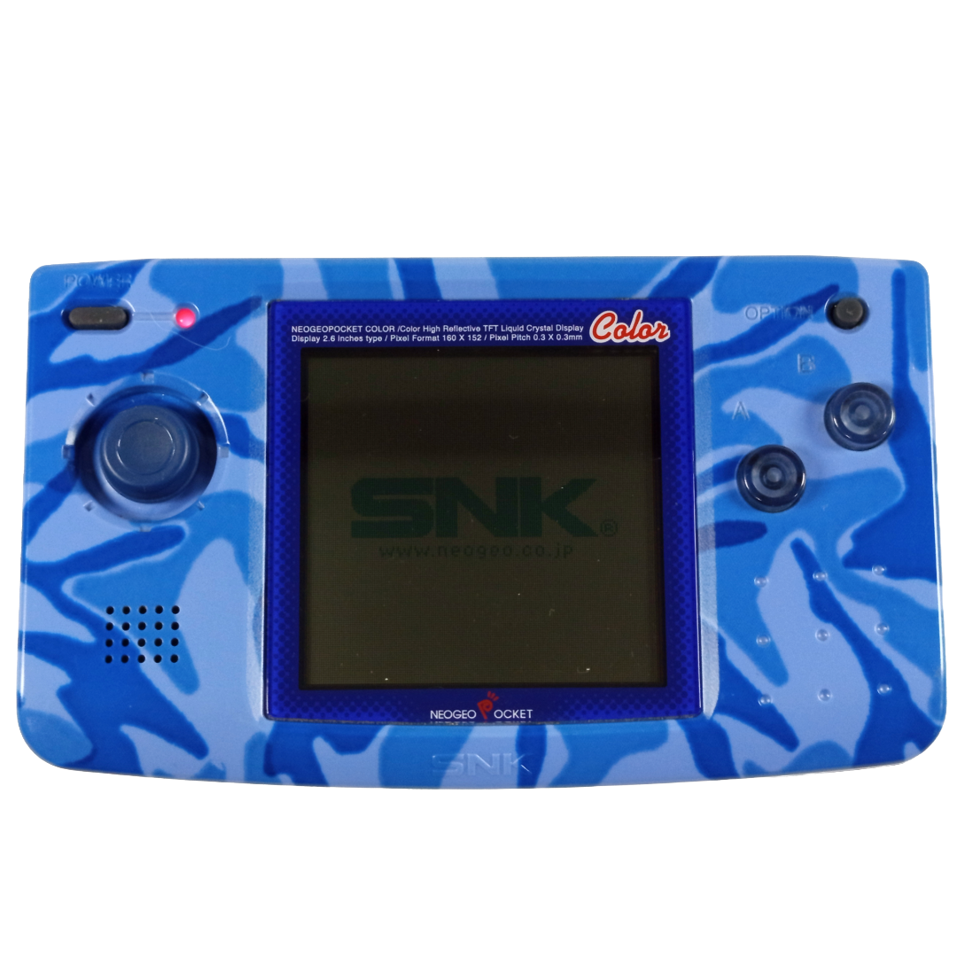 1999 SNK Neo Geo Pocket Color System (Camouflage Blue)