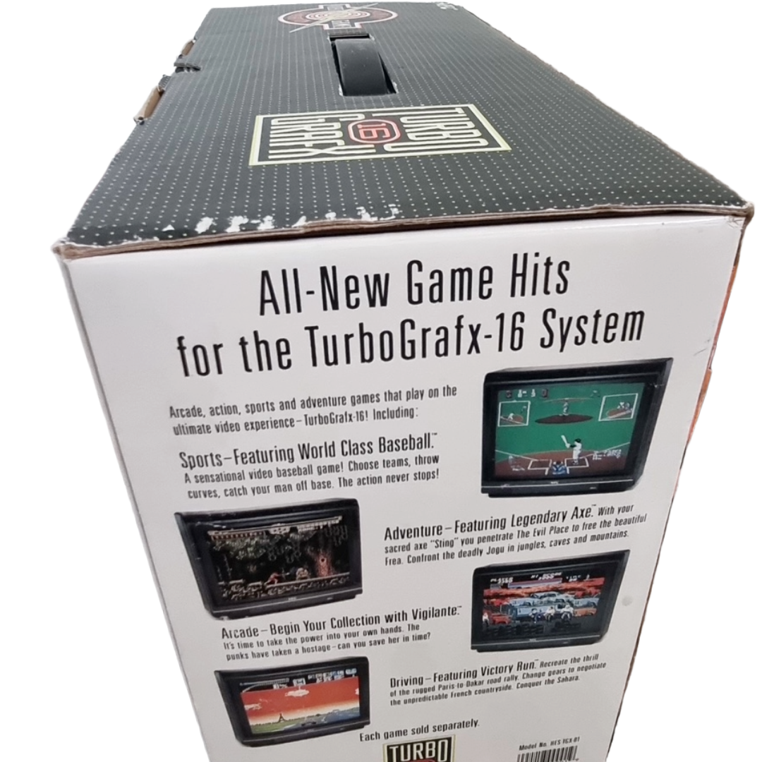 NEC TurboGrapFX 16 system with OG Box, accessors, 2 games (Keith courageous & Ordyne)