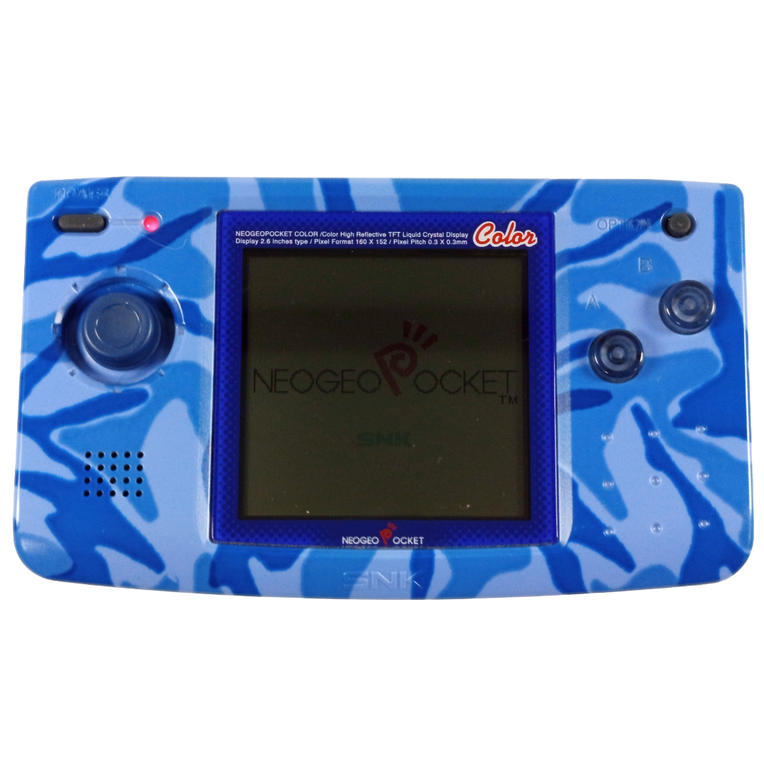 1999 SNK Neo Geo Pocket Color System (Camouflage Blue)