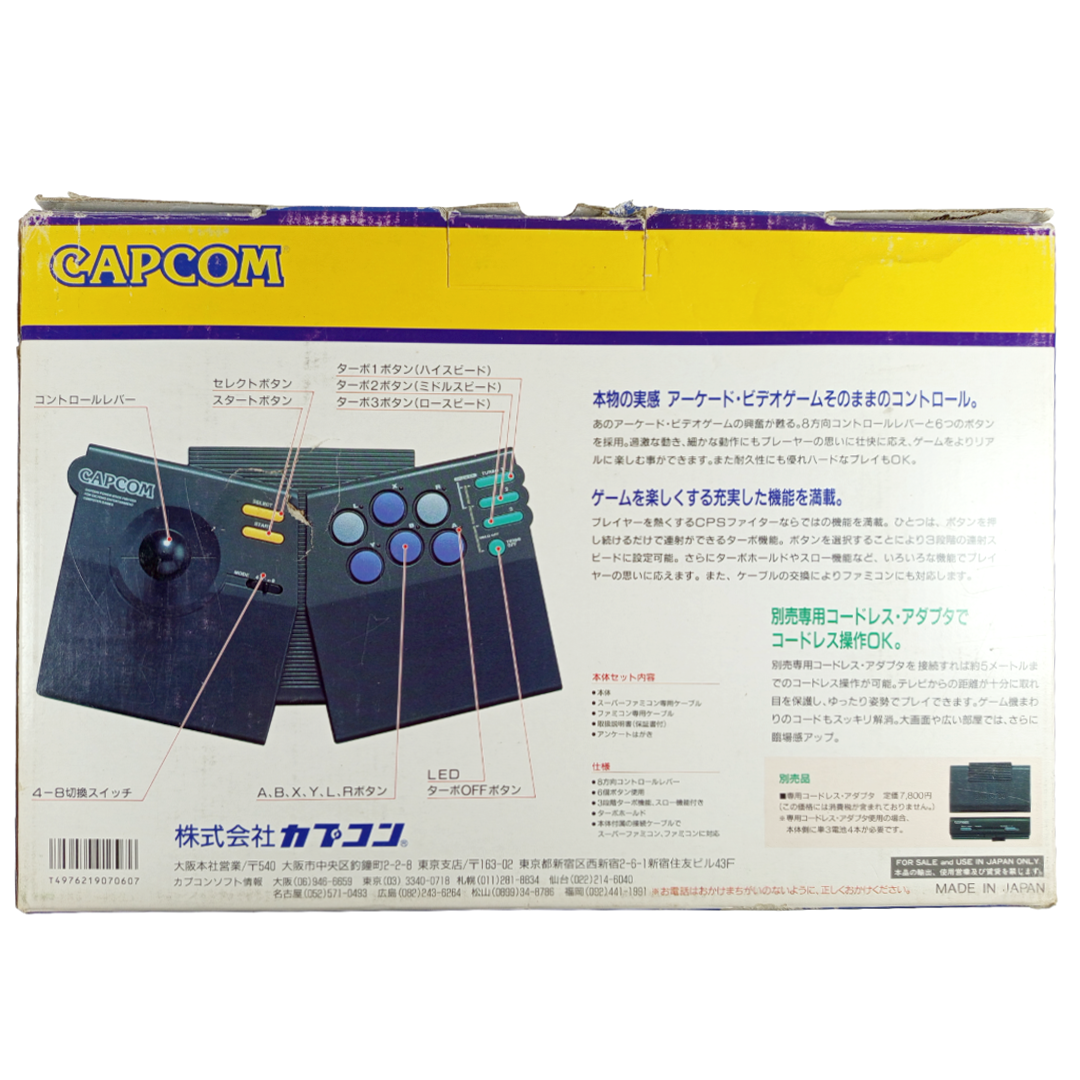 CACOM ARCADE STICK CPS FIGHTER-A CPS-A10CA w/ BOX
