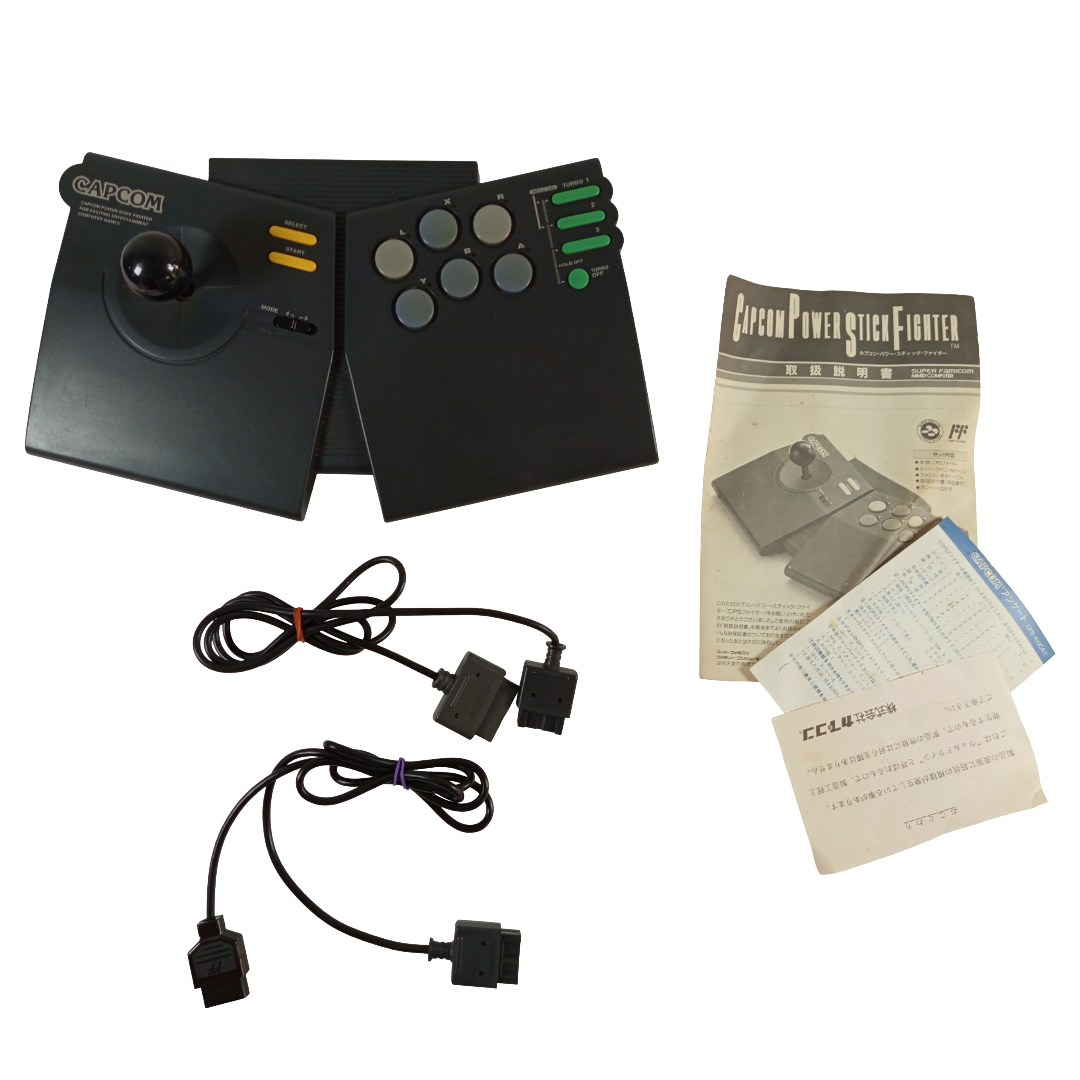 FC/SFC CACOM POWER STICK FIGHTER CPS FIGHTER-A CPS-A10CA w/ BOX