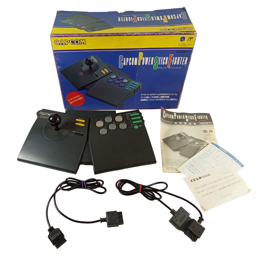 FC/SFC CACOM POWER STICK FIGHTER CPS FIGHTER-A CPS-A10CA w/ BOX