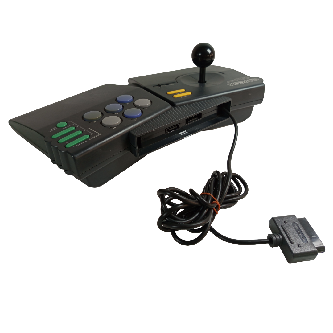 CACOM ARCADE STICK CPS FIGHTER-A CPS-A10CA w/ SFC Adapter Mod)
