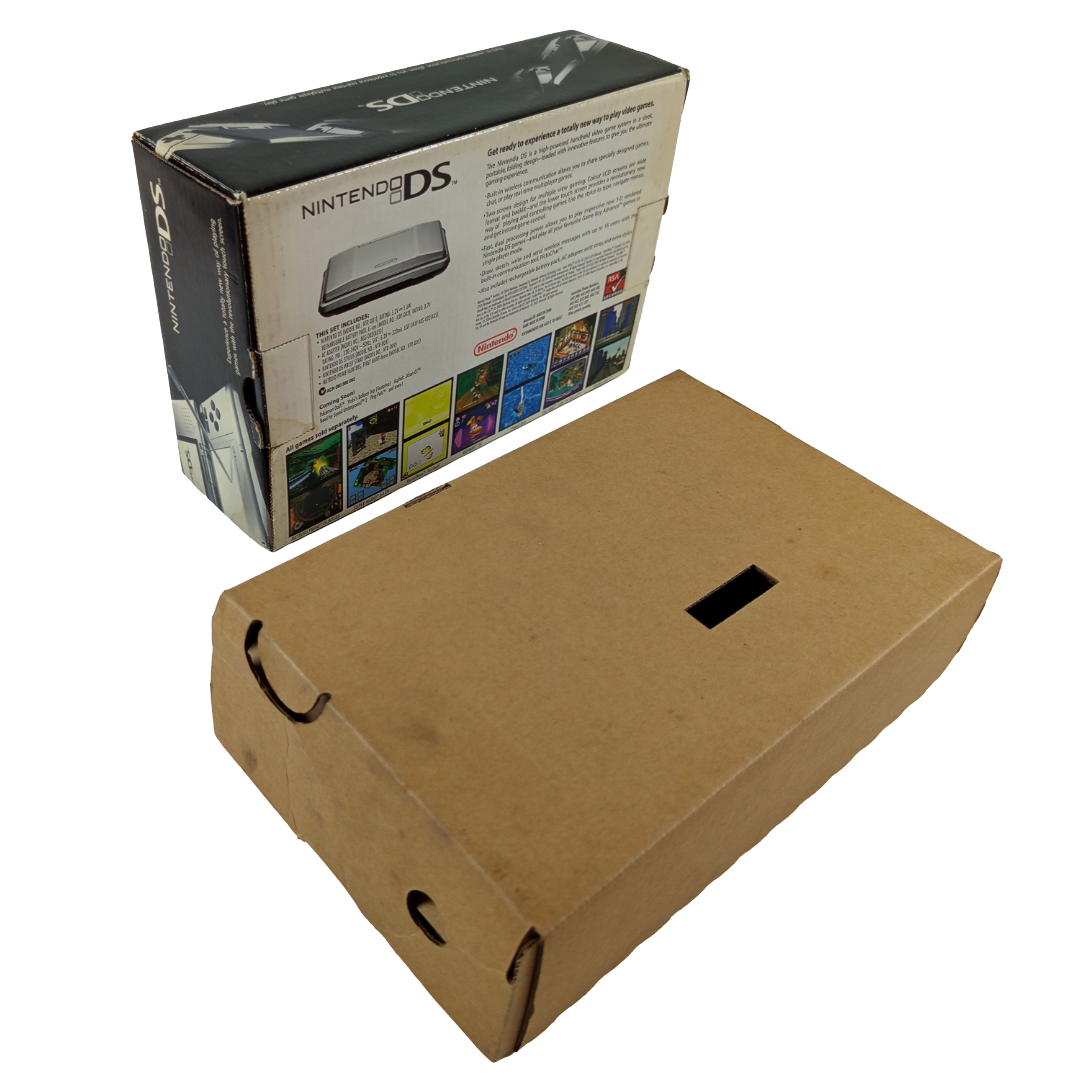 Nintendo DS System Box "Silver/ Metroid ver" (Empty Box w/ Cardboard Box, Australian Ver)