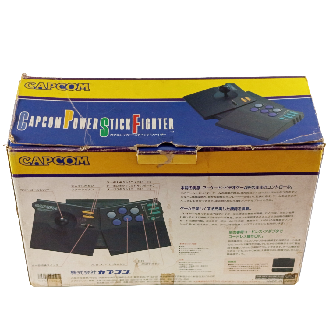 FC/SFC CACOM POWER STICK FIGHTER CPS FIGHTER-A CPS-A10CA w/ BOX