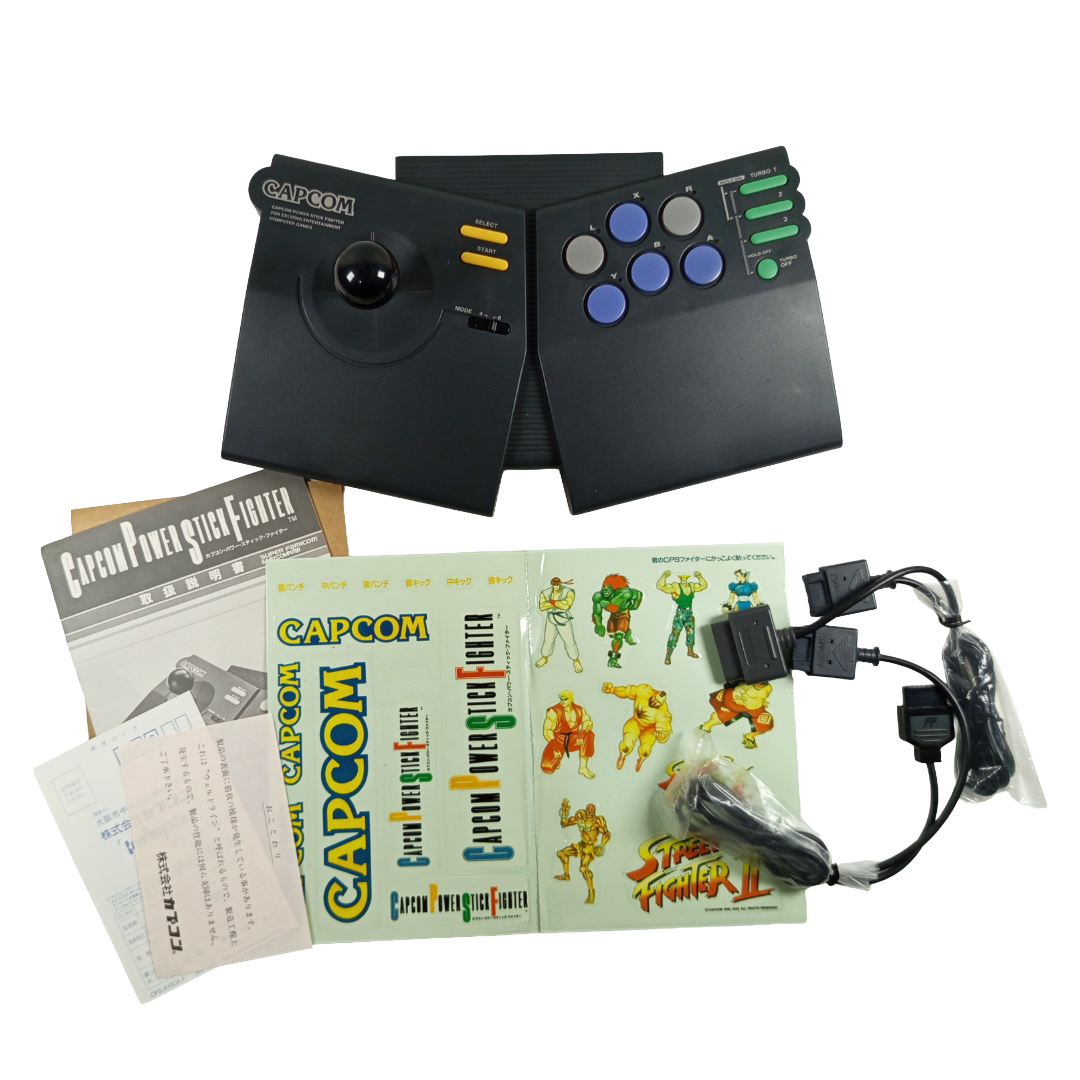 CACOM ARCADE STICK CPS FIGHTER-A CPS-A10CA w/ BOX