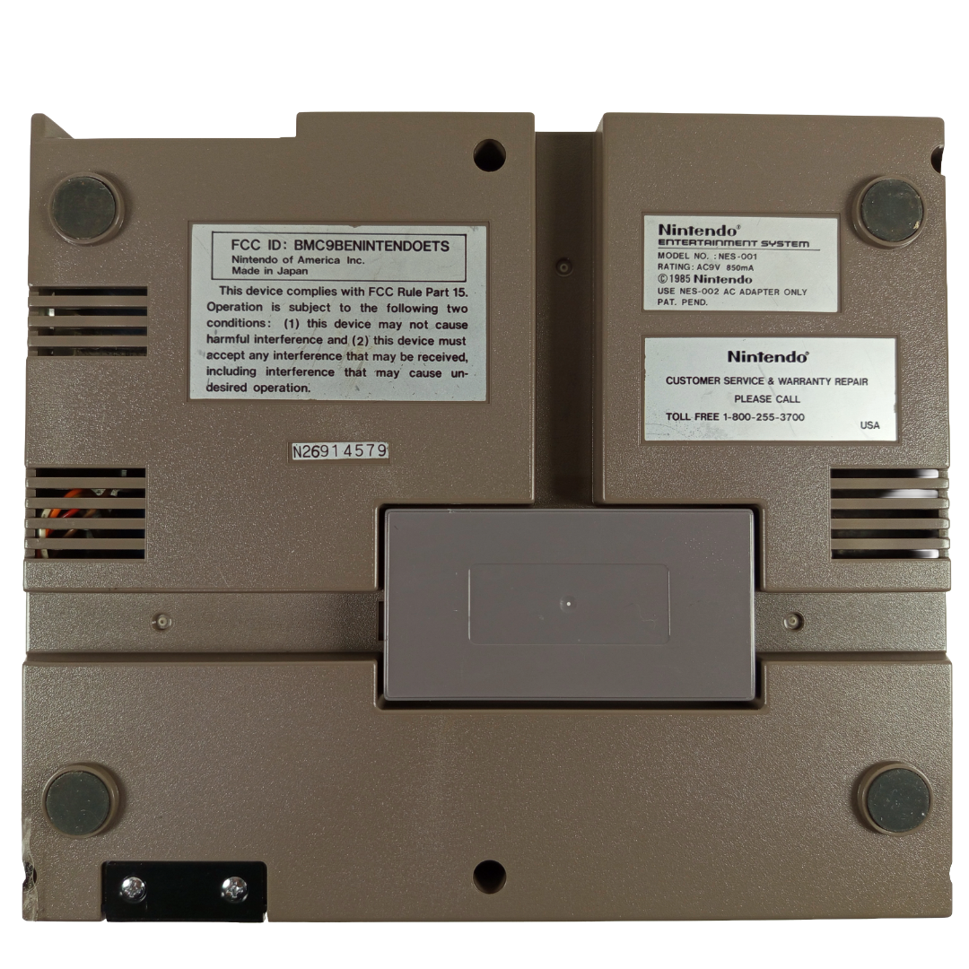 (FOR PARTS) 1985 Nintendo NES NESA-001 System (US Ver, System Only)