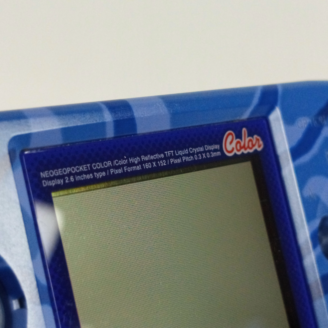 1999 SNK Neo Geo Pocket Color System (Camouflage Blue)