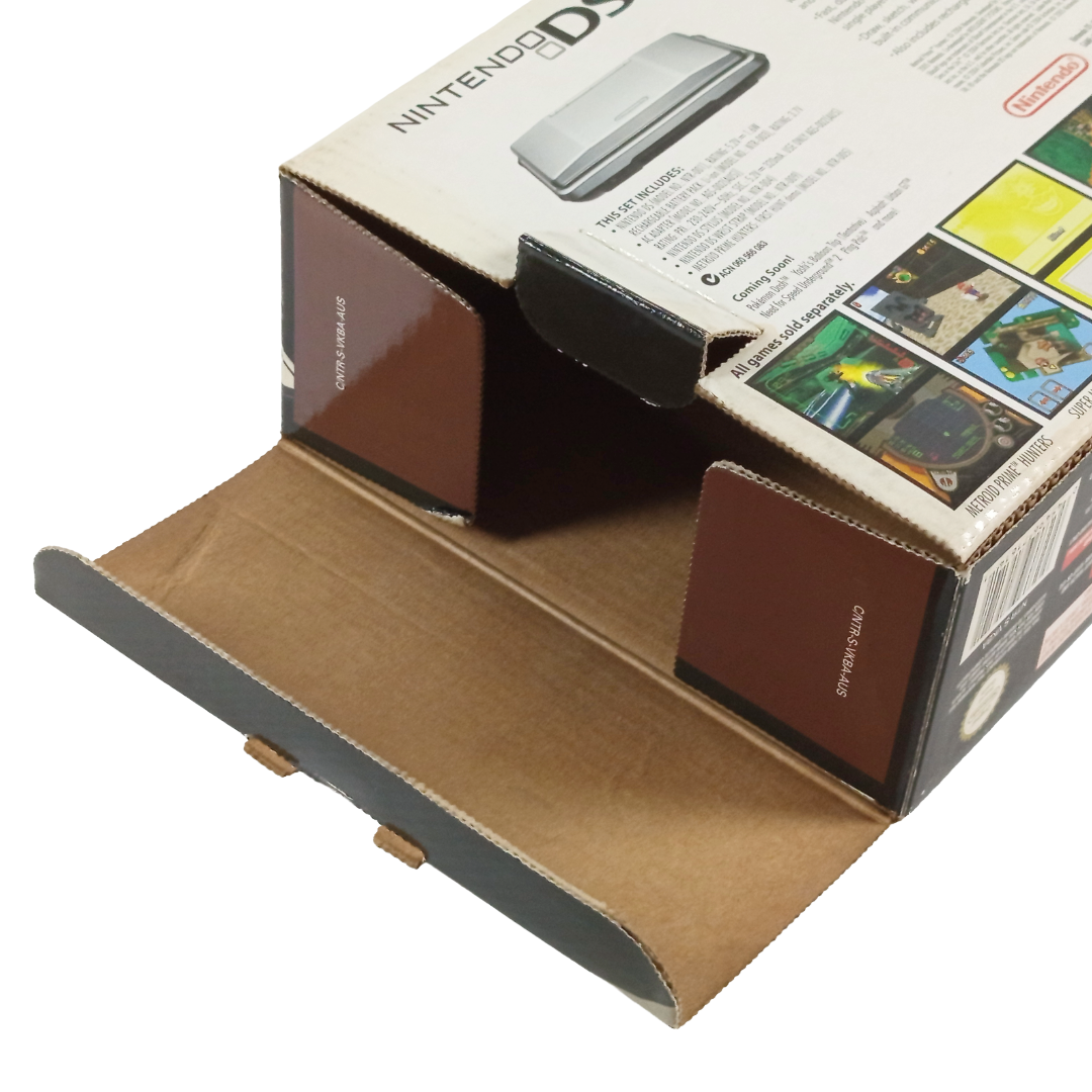 Nintendo DS System Box "Silver/ Metroid ver" (Empty Box w/ Cardboard Box, Australian Ver)