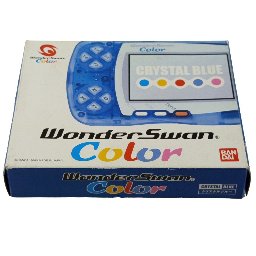Bandai WonderSwan Color "Crystal Blue" (EMPTY BOX W/Paperwork)