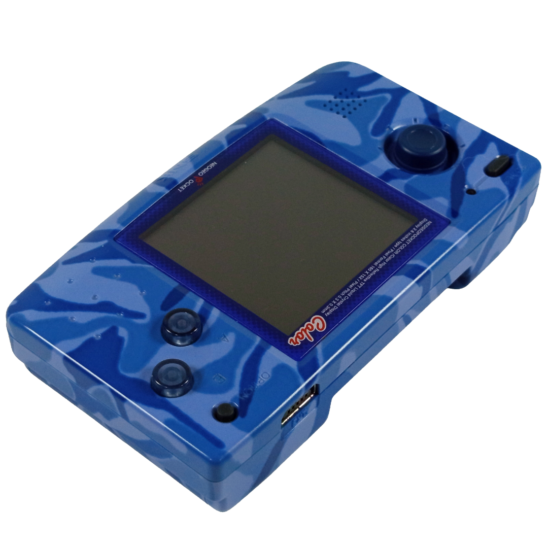 1999 SNK Neo Geo Pocket Color System (Camouflage Blue)