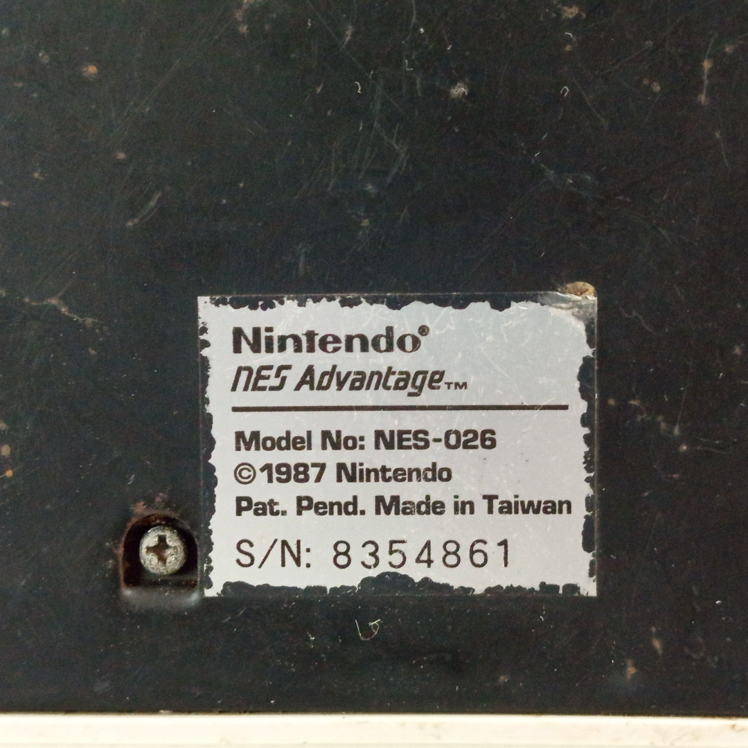 1987 Nintendo NES Advantage Arcade style Controller NES-026