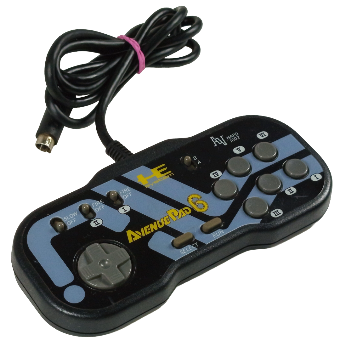 NEC PC Engine Controller AVENUE PAD 6 NAPD 1002 (JPN VER)